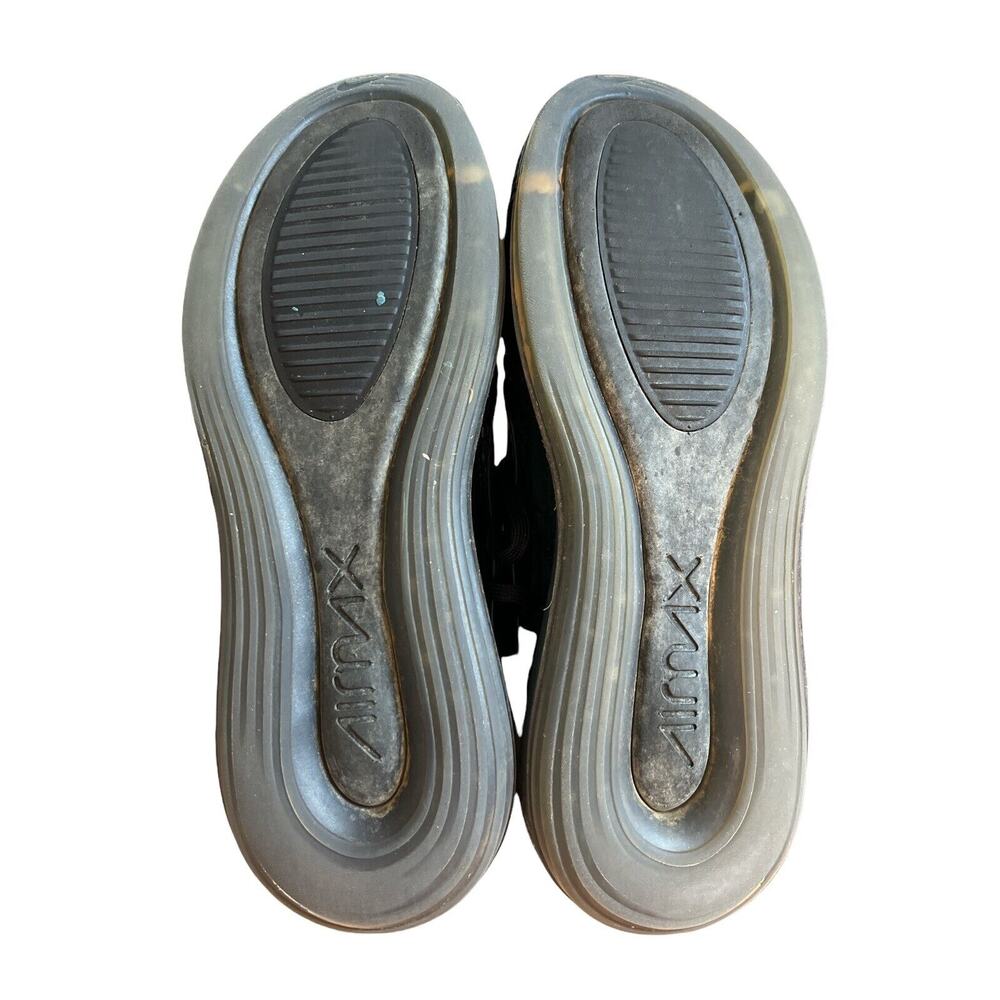 7Y Nike Air Max 720 Iridescent (AQ3196-003) Black Textile No Box Black Teal - Picture 7 of 9